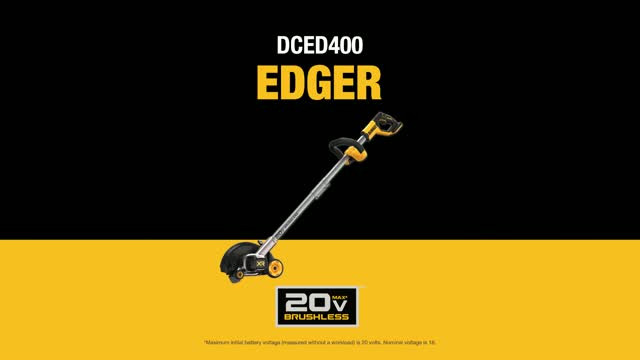 Buy DeWALT DCED400B Brushless Cordless Edger, Tool Only, 20 V, Lithium-Ion,  2 in D Cutting, 7-1/2 in Blade