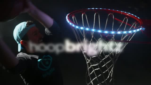 Brightz Hoop Brightz Multicolored Outdoor Basketball Hoop Lights