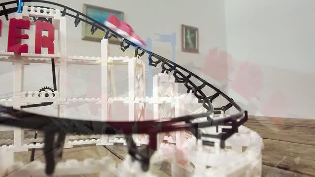 Coaster Dynamix CDX Blocks Flyer Roller Coaster Brick Amusement