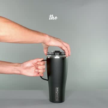 BruMate 32 oz Toddy XL BPA Free Vacuum Insulated Mug - Matte Black