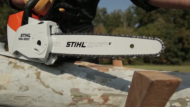 Stihl msa 200 c store chain size