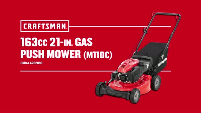 Craftsman M110C 21 163 cc Gas Lawn Mower Mfr# 11A-A2C2093
