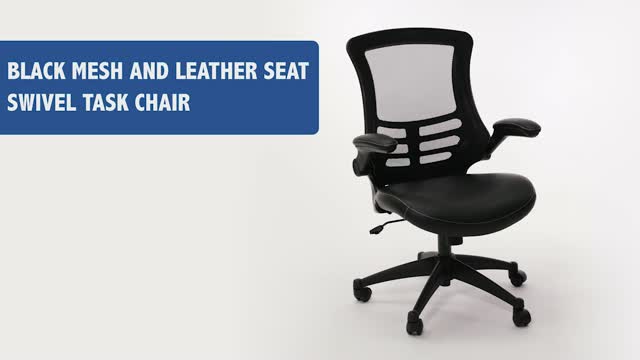 Boss Smoke Fabric Task Chair with Adjustable Arms