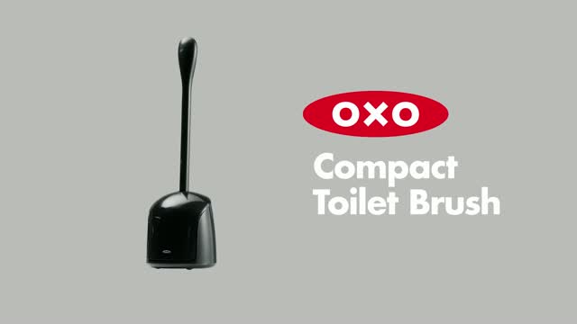OXO Good Grips Compact Toilet Brush and Canister in Black 1349480
