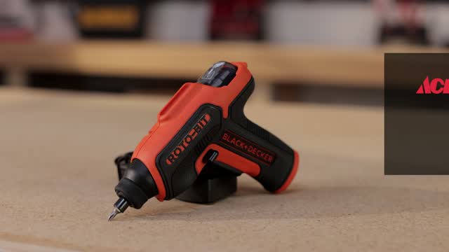 Black & Decker Roto-Bit 4V Max Screwdriver w/ Cutter Head Attachment 