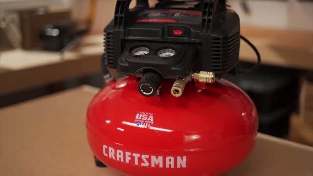 Craftsman cmec6150 6 gallon deals portable electric pancake air compressor