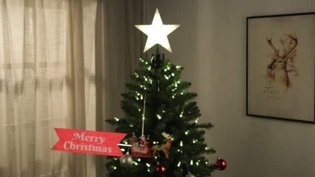 Animated Christmas Tree Topper