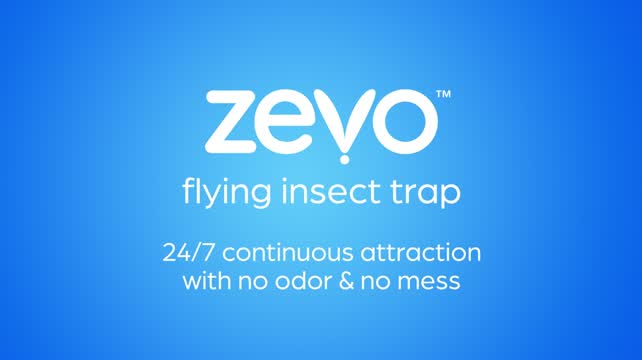 Zevo Flying Insect Trap Starter Kit, 2 Devices + 6 Refills