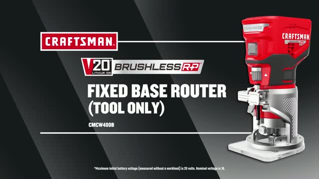 Craftsman deals cordless router