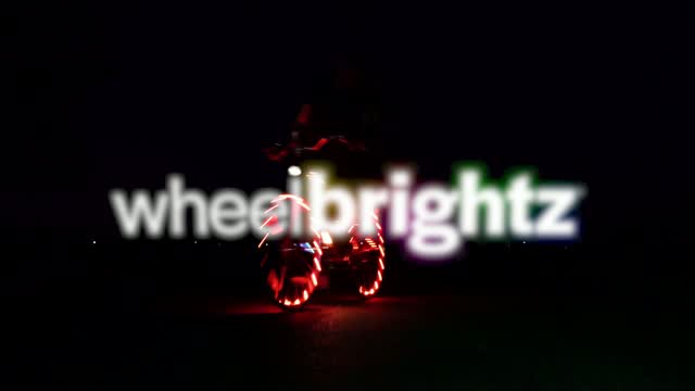 Brightz Wheel Brightz Blue LED Bike Accessory ABS Plastics 1