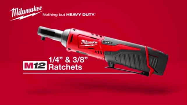 Milwaukee 2456-20 M12 Cordless 1/4 Ratchet – Brushless, 12V, Red/Black (Tool Only, No Battery)