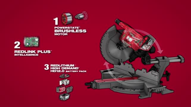 Milwaukee 12 miter online saw cordless