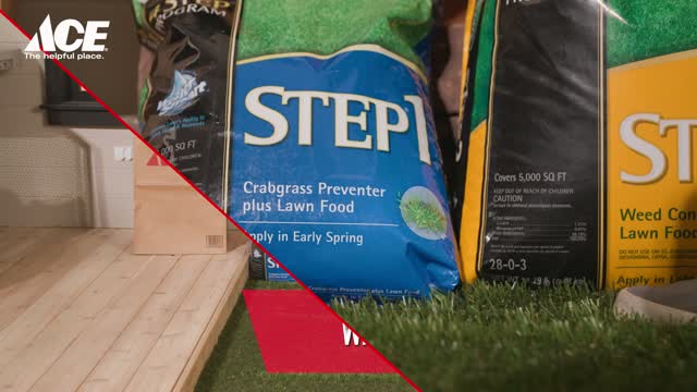 Ace 4 Step Annual Program Lawn Fertilizer For All Grasses 15000 sq ft
