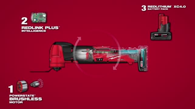 Milwaukee M12 FUEL Cordless Oscillating Multi-Tool Tool Only Mfr