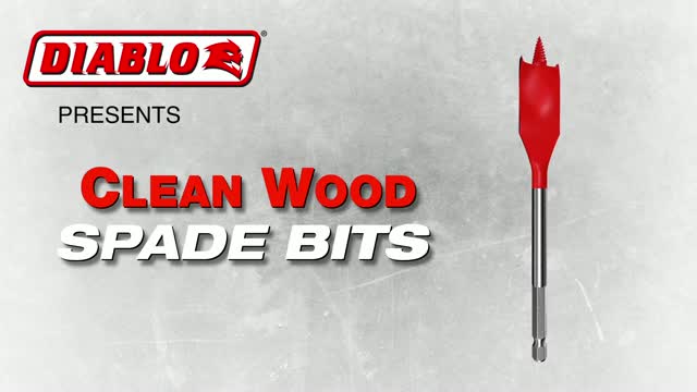 Diablo 1-1/4 X L High Speed Steel Clean Wood Spade Bit