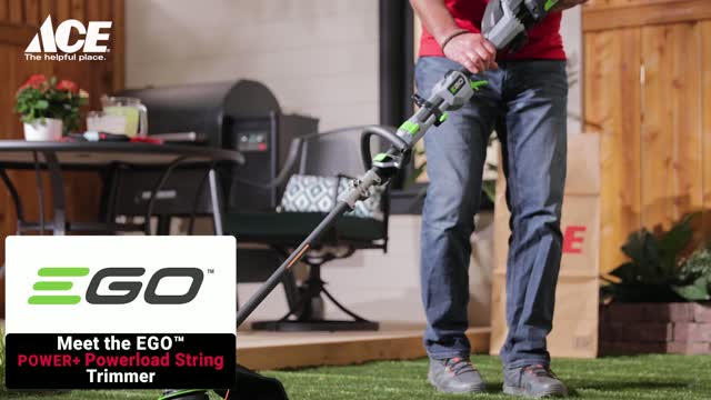 EGO POWER+ 56V POWERLOAD String Trimmer Kit — 16in. Cutting Swath, 4.0 Ah  Battery, Charger, Model# ST1623T