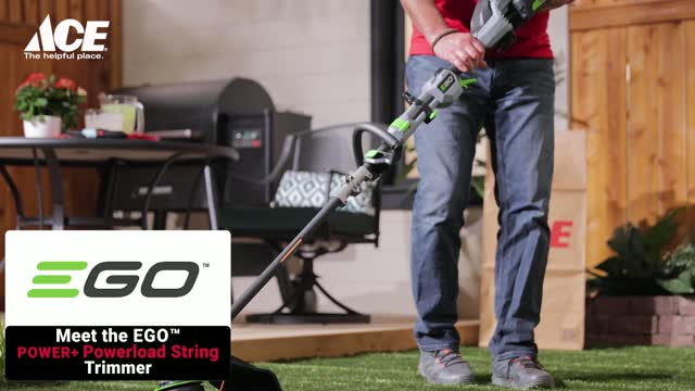 EGO POWER+ 56V Brushless Cordless POWERLOAD™ 16-in String Trimmer with LINE  IQ™ with (1) 4.0Ah Battery and (1) 320W Charger