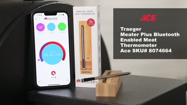 MEATER Plus: Long Range Wireless Smart Meat Thermometer with Bluetooth  Booster | For BBQ, Oven, Grill, Kitchen, Smoker, Rotisserie | iOS & Android  App