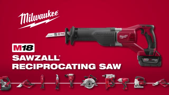 Milwaukee M18 Sawzall Cordless Brushed Reciprocating Saw Tool Only