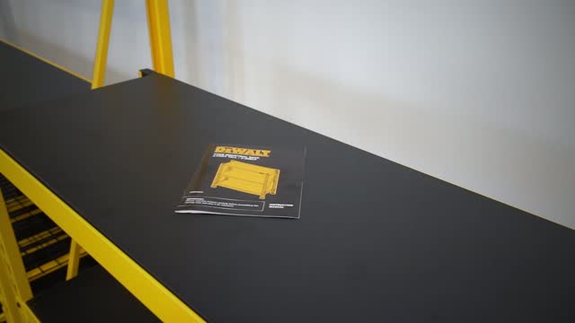 DEWALT 41658 DXST4500BLK 3-Shelf Industrial Storage Rack With Laminate Deck - 50"W X 18"D X 48"H, Black