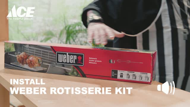 Weber grill cheap rotisserie kit