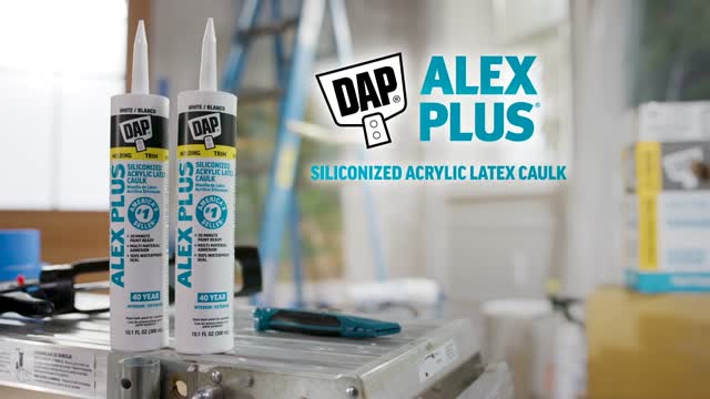 DAP Alex Plus White Acrylic Latex All Purpose Caulk 10.1 oz Mfr