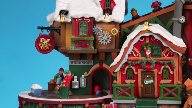 その他 LEMAX Village Collection Lemax Santa Wonderland Multicolored Santas Wonderland