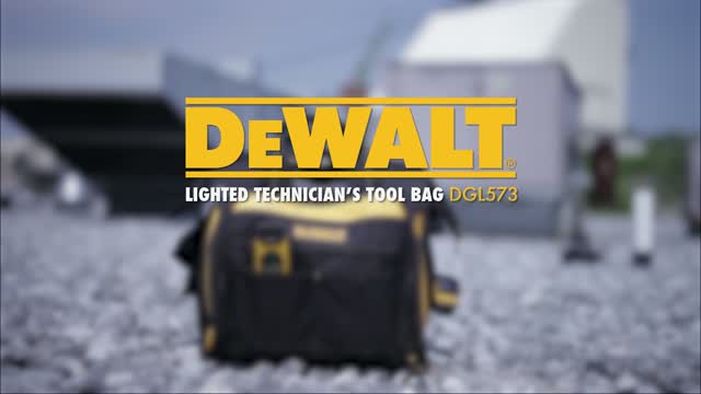 DeWalt Technician's 10.25 in. W X 9 in. H Polyester Lighted Tool