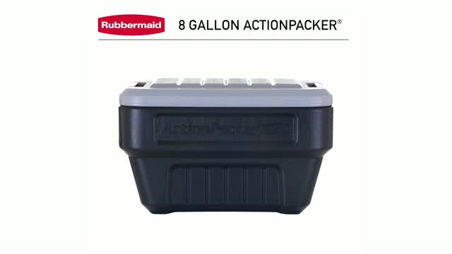 Used Rubbermaid Action Packer - 8 gal.