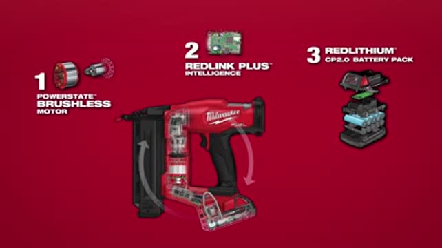 Milwaukee 18 Gauge 18M Fuel Cordless Brad Nailer w/out Battery, 2746-20