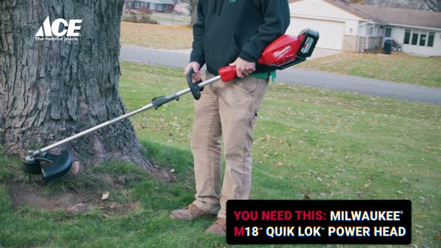 Milwaukee m18 discount quik lok trimmer