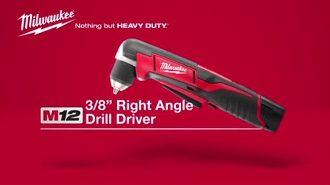 Milwaukee m12 right angle drill hot sale