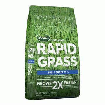 Scotts Turf Builder Rapid Grass Mixed Sun or Shade Grass Seed and