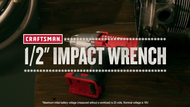 Craftsman V20 1/2 in. Cordless Brushed Impact Wrench Tool Only Ace  Hardware