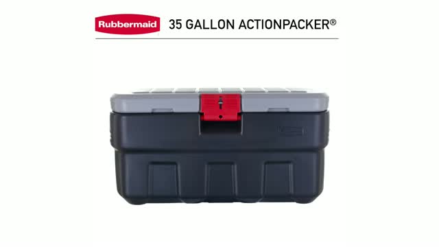 Rubbermaid 35 Gal. Action Packer Storage Bin RMAP350000 - The Home Depot