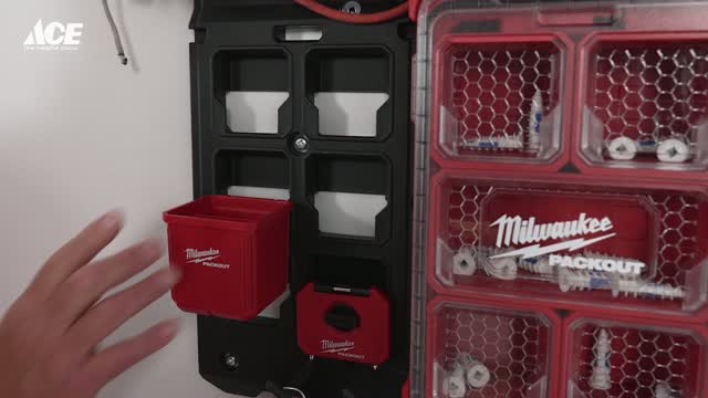 Milwaukee PACKOUT SHOP STORAGE Garage Organizer Small Parts