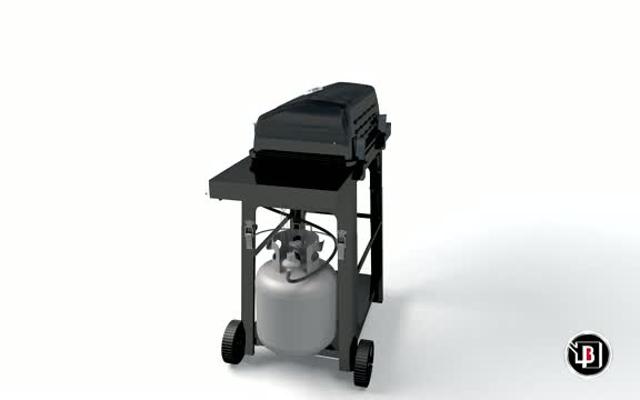 Brand Man Grills Bronco2 3 Burner Liquid Propane Portable Grill