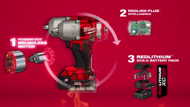 Milwaukee M18 FUEL 1/2 in. Cordless Brushless High Torque Impact Wrench  Tool Only Ace Hardware
