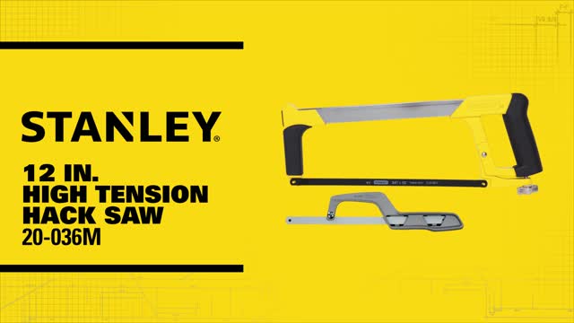 Stanley 12 inch High-Tension Hacksaw with Mini Hack Saw