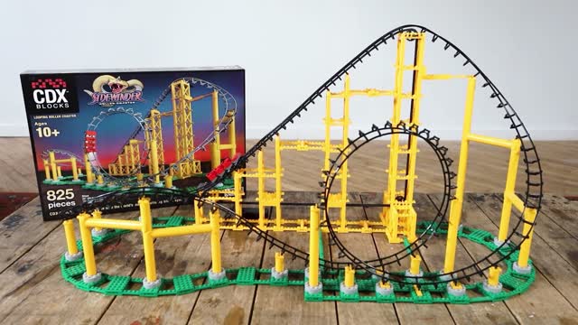 Coaster Dynamix CDX Blocks Flyer Roller Coaster Brick Amusement
