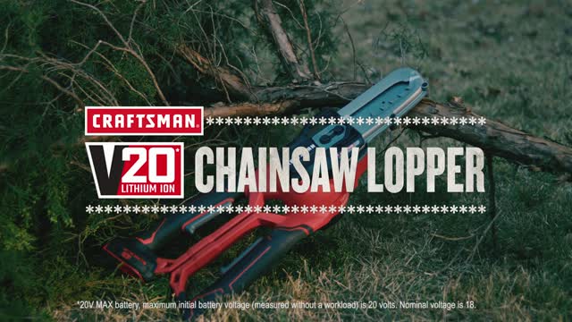 20V Max* Cordless Chainsaw, Alligator Lopper