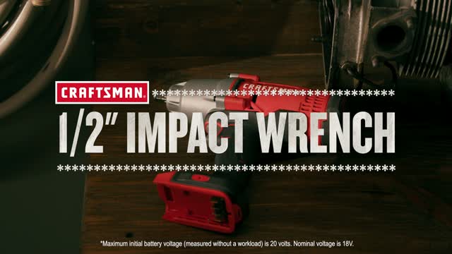 Craftsman battery impact discount wrench