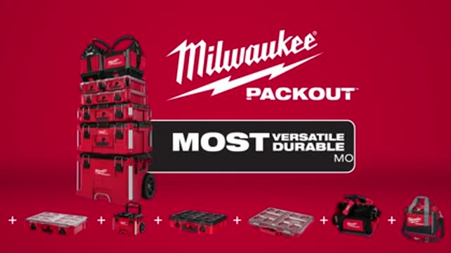 Milwaukee PACKOUT Organizer Impact-Resistant Poly 10 compartments Red - Ace  Hardware