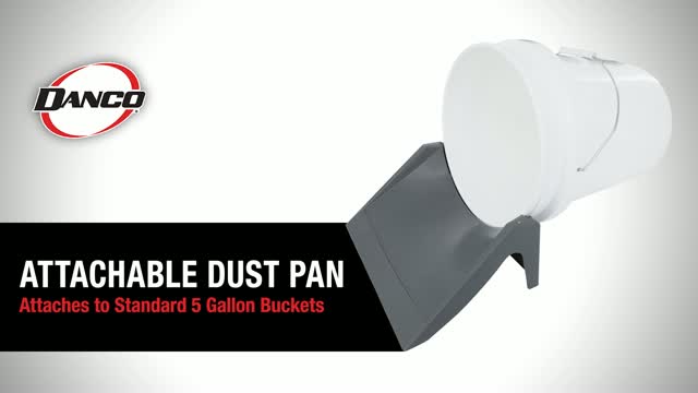 DANCO Attachable Dust Pan for 5 gal. Bucket 11033X - The Home Depot