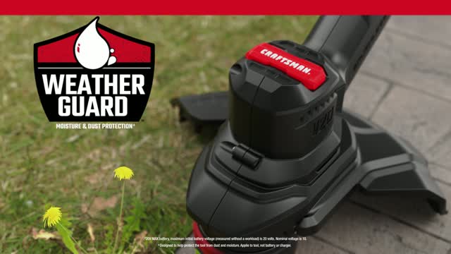 Craftsman cordless string trimmer hot sale