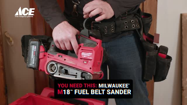 Milwaukee M18 FUEL 3 in. W X 18 in. L Cordless Belt Sander Tool