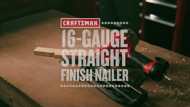 Craftsman 20v 16 discount gauge finish nailer