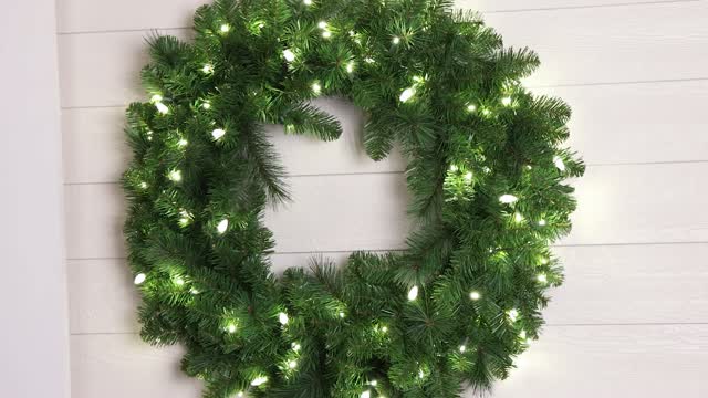 Celebrations Platinum 36 in. D LED Prelit Pure White Mixed Pine