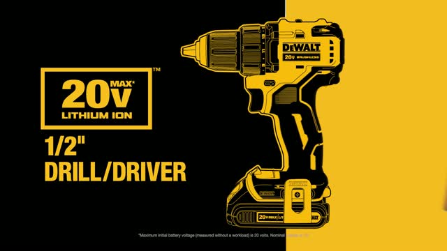 DEWALT ATOMIC 20-Volt Lithium-Ion Cordless Compact 1/2 in. Drill