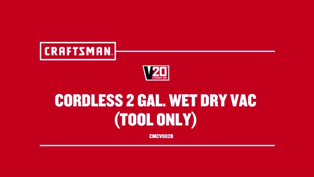 Craftsman cordless discount wet dry vac